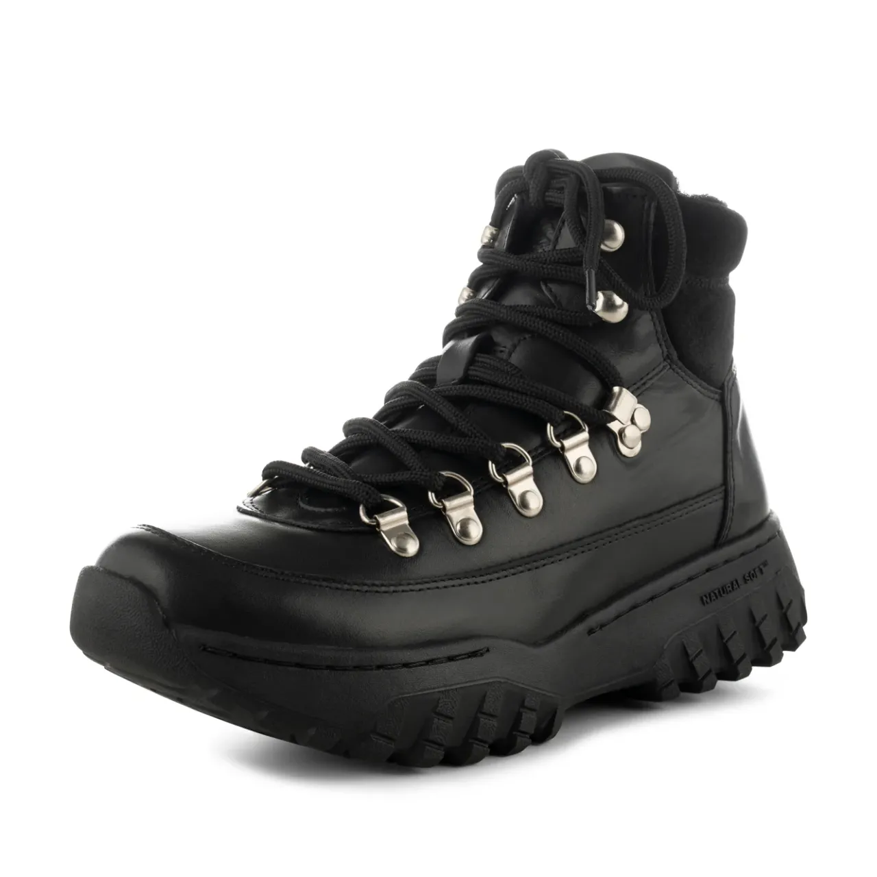 WODEN Iris Track Leather - Black Discount