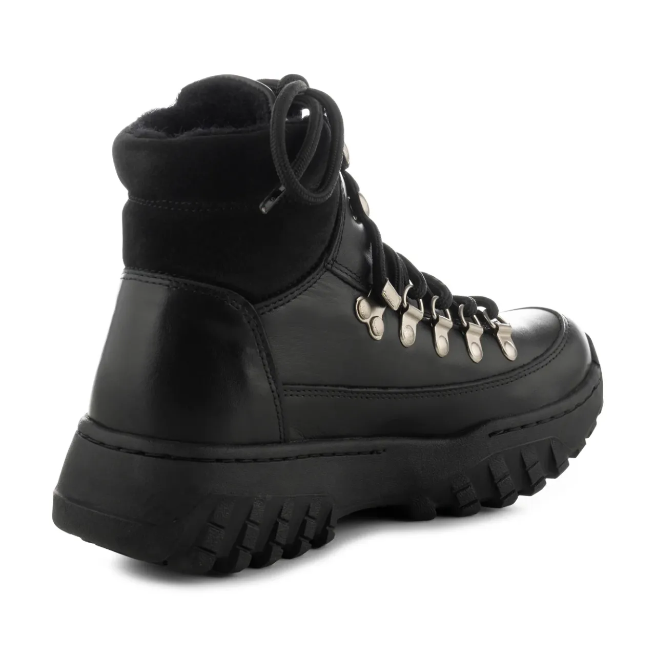 WODEN Iris Track Leather - Black Discount