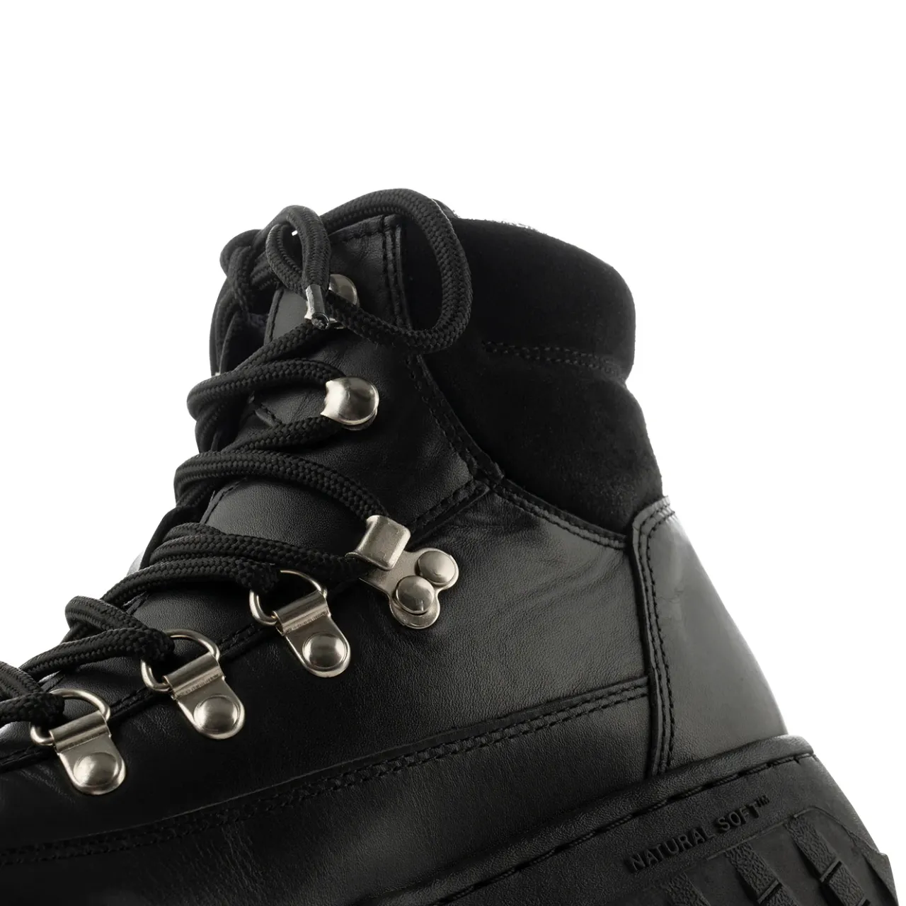 WODEN Iris Track Leather - Black Discount
