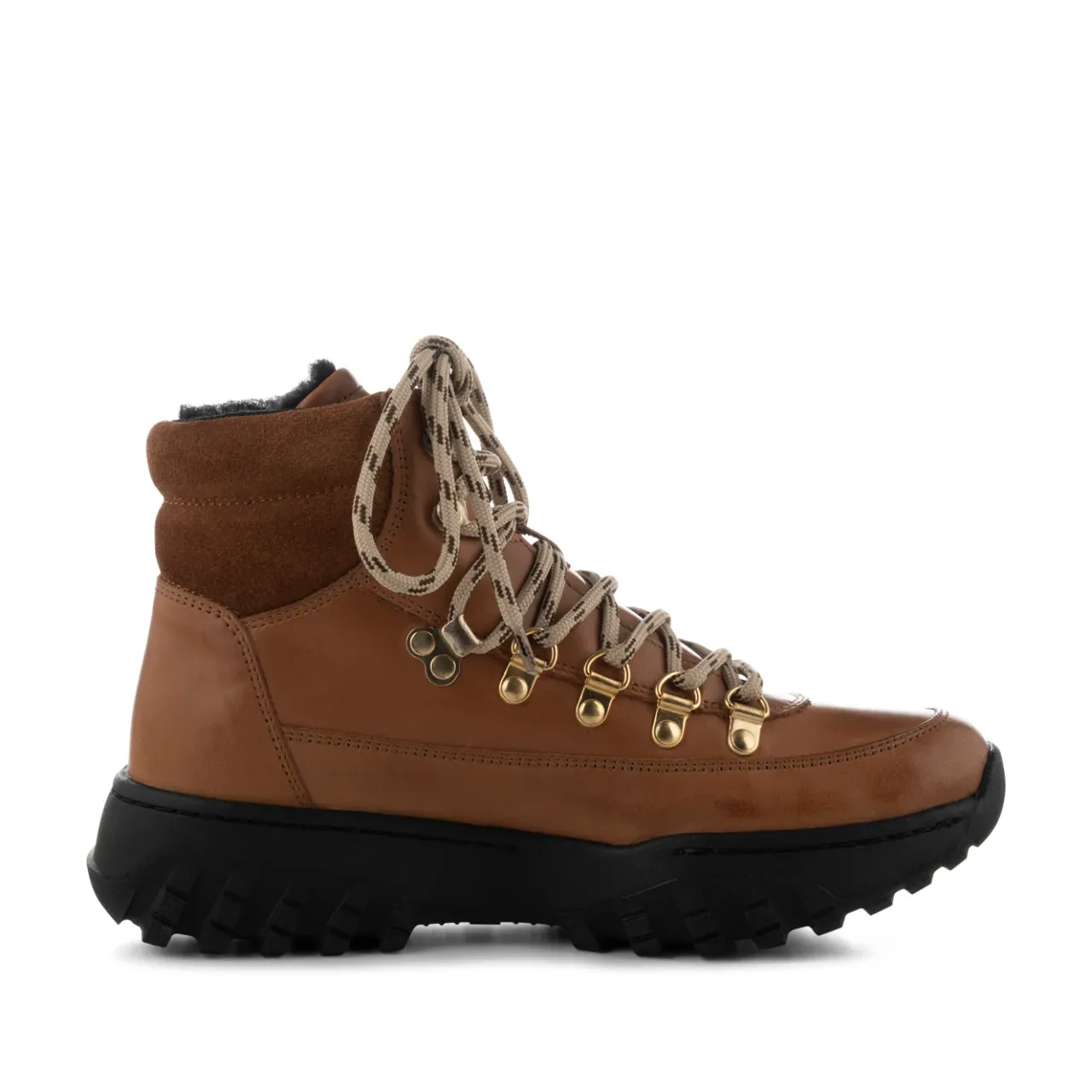WODEN Iris Track Leather - Tan Fashion