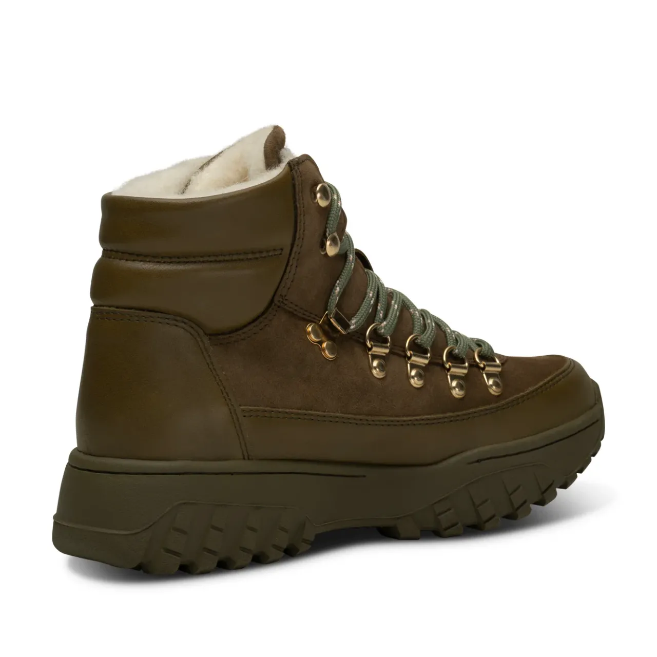 WODEN Iris Track Leather Suede - Cypress/Dark Olive Cypress/DarkOlive Hot