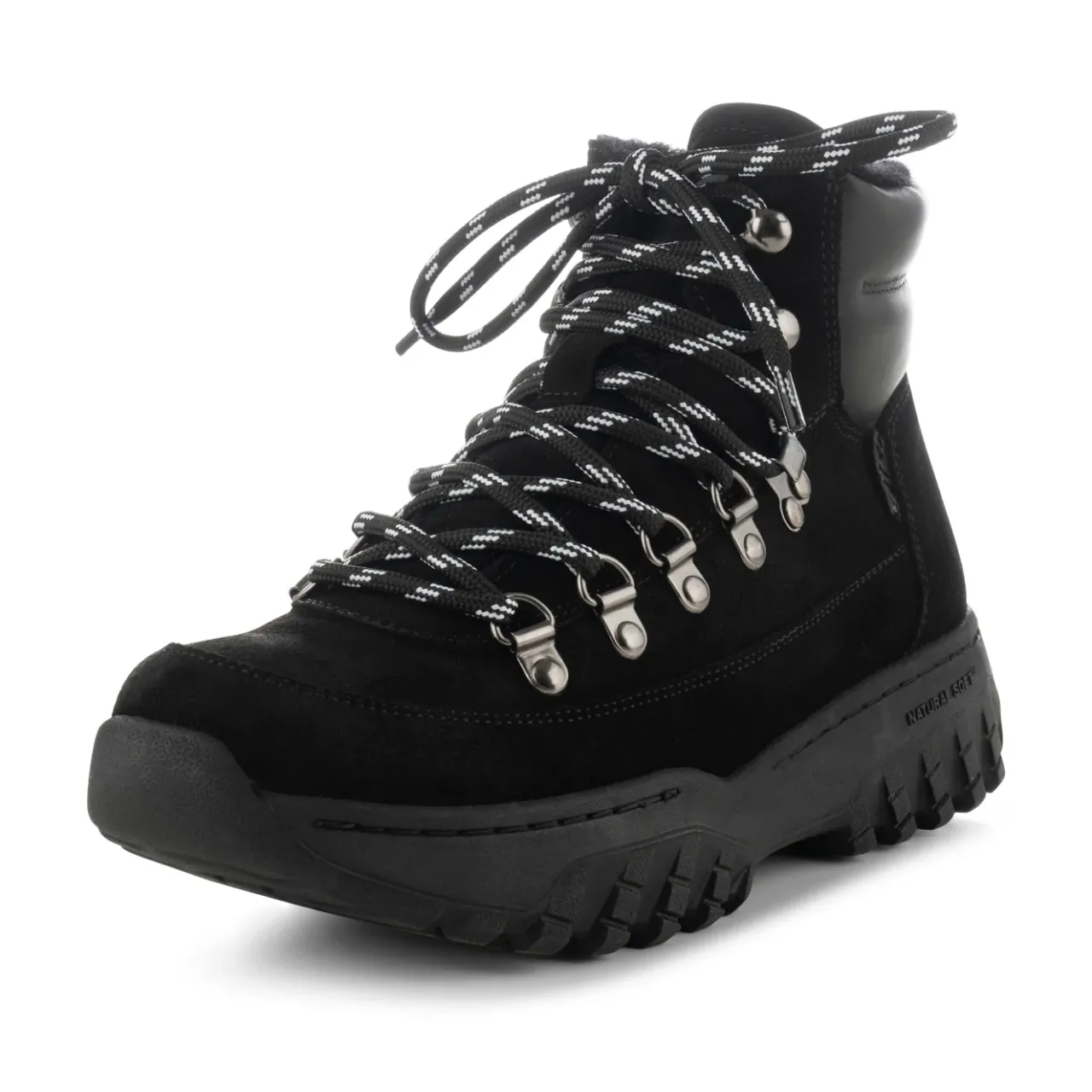WODEN Iris Track Suede - Black Discount