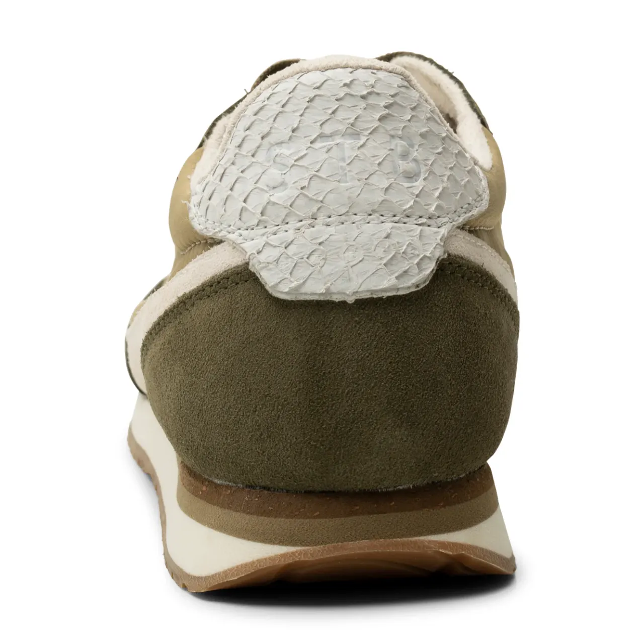 WODEN Jansen retro sneaker tekstil - Khaki Clearance