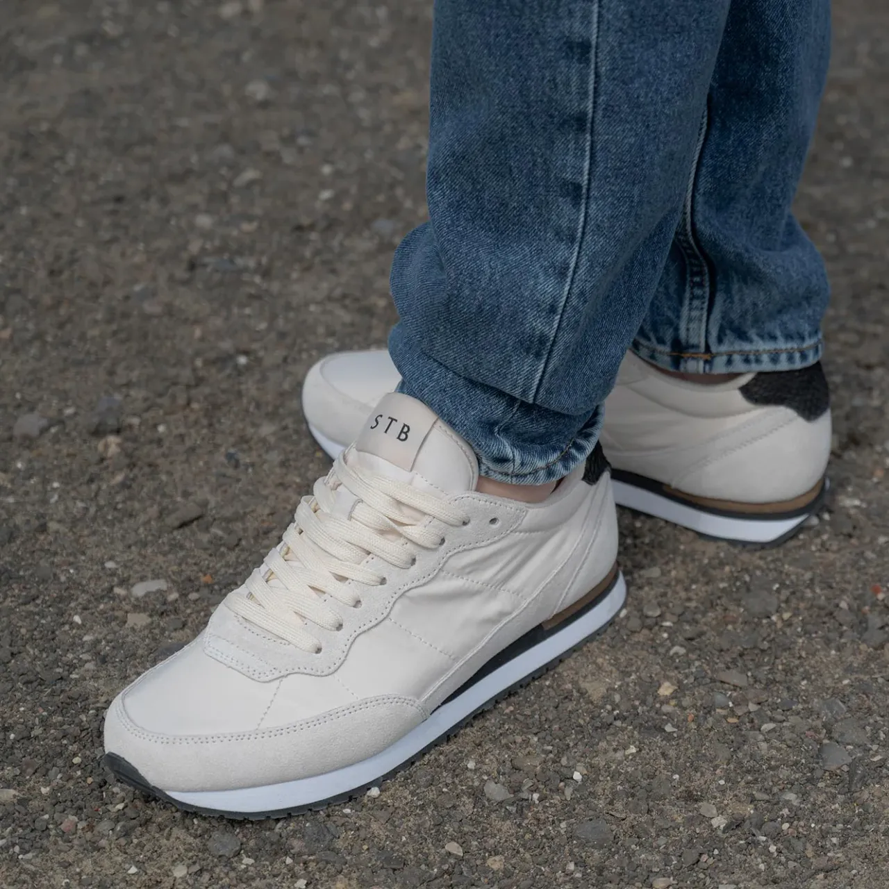 WODEN Jansen retro sneaker tekstil - Off White OffWhite Fashion