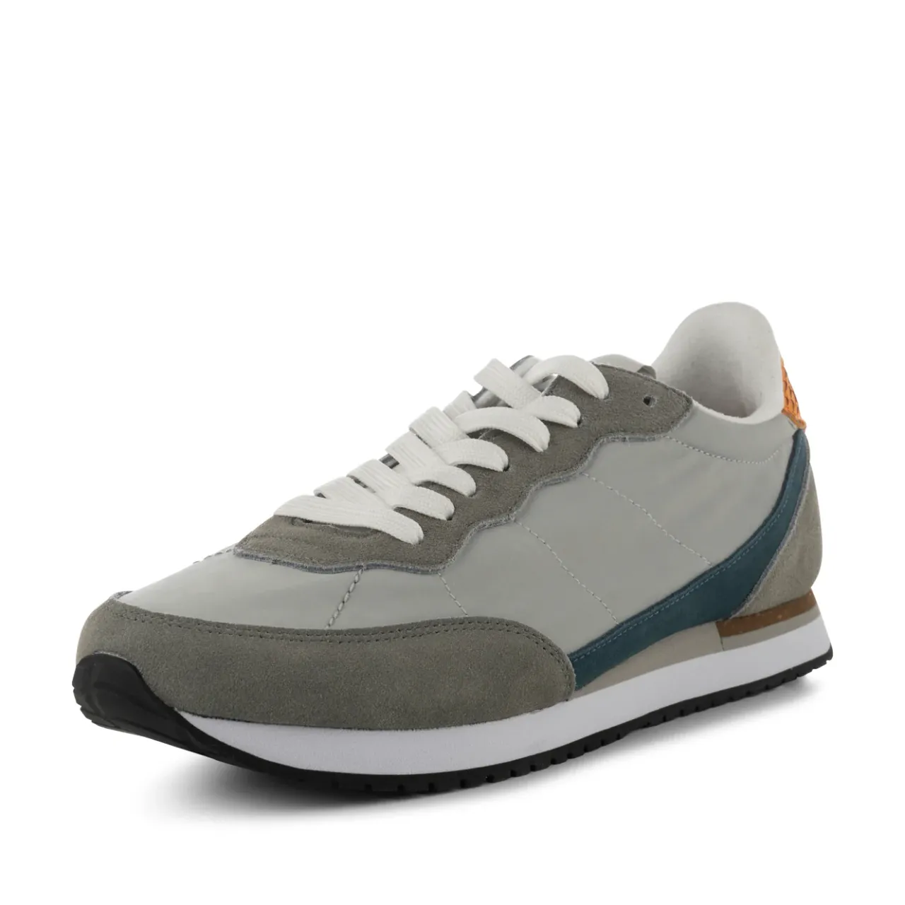 WODEN Jansen retro sneaker tekstil - Grey Outlet