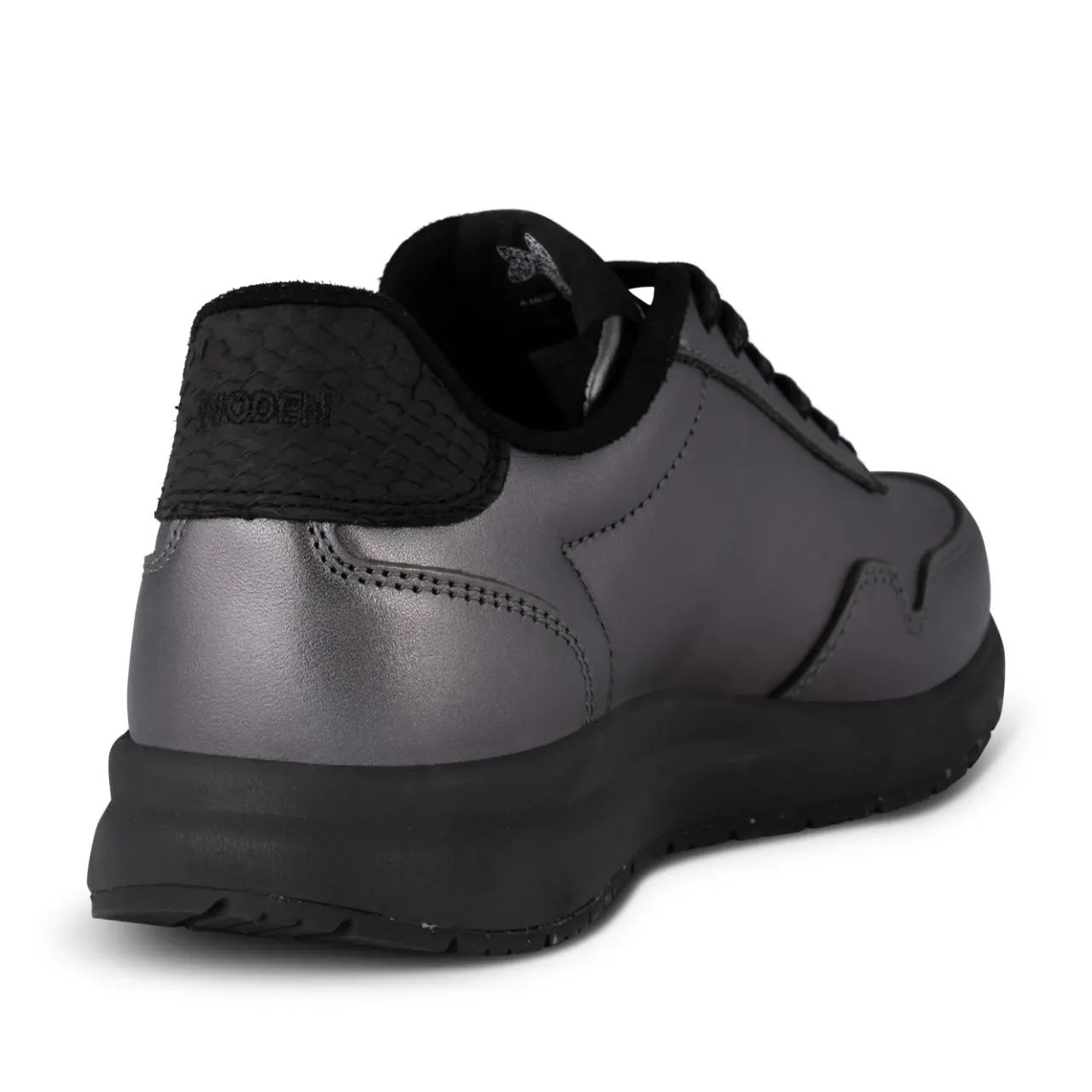 WODEN JS_Nora Natural Soft Metallic - Gunmetal Online