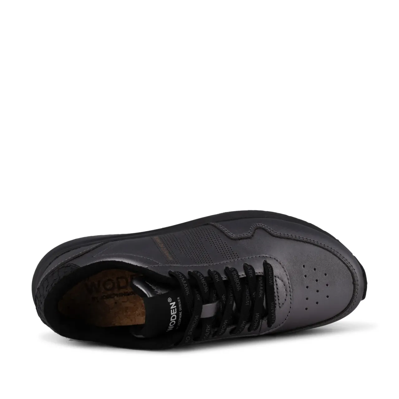 WODEN JS_Nora Natural Soft Metallic - Gunmetal Online