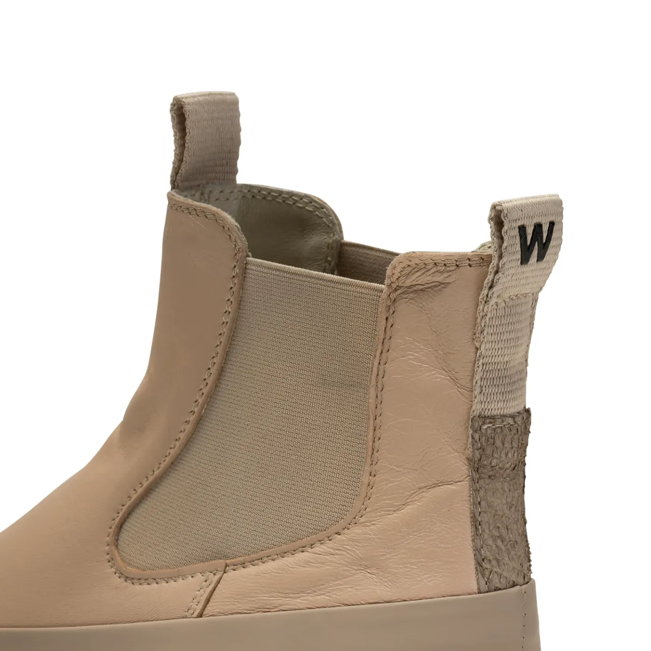 WODEN Le Chelsea Leather - Coffee Cream CoffeeCream Outlet