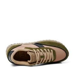 WODEN Nellie II Metallic Plateau - Coffee Cream/Dark Olive CoffeeCream/DarkOlive Discount