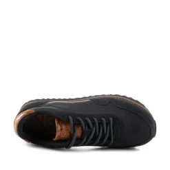 WODEN Nora III Leather Plateau - Dark Navy DarkNavy Hot