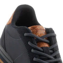 WODEN Nora III Leather Plateau - Dark Navy DarkNavy Hot
