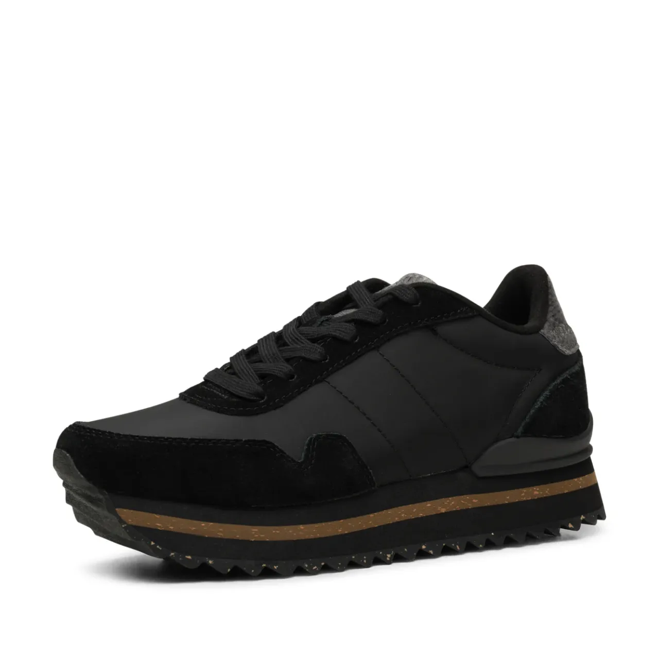 WODEN Nora III Leather Plateau - Black Fashion