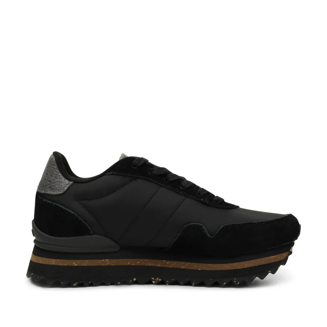 WODEN Nora III Leather Plateau - Black Fashion