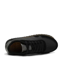 WODEN Nora III Leather Plateau - Black Fashion