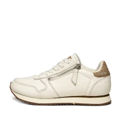 WODEN Ydun Leather Zipper - Blanc de Blanc BlancdeBlanc Fashion